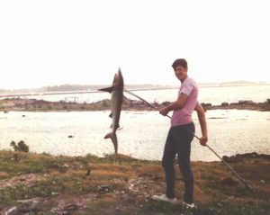 Curt Haney with 50lb Shark