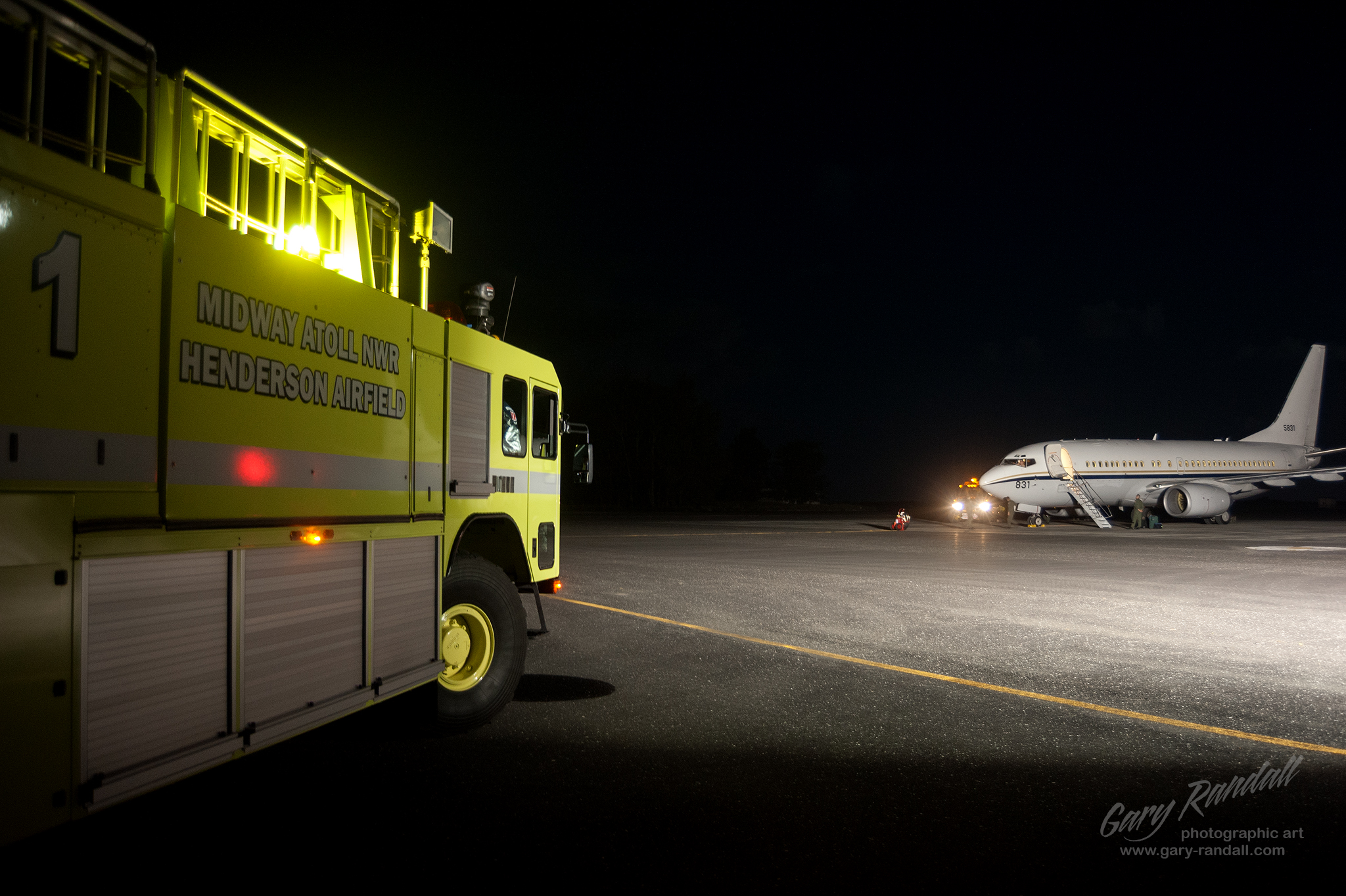 Early morning arrival at Henderson Airfield
