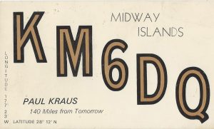 Midway Island QSL Card