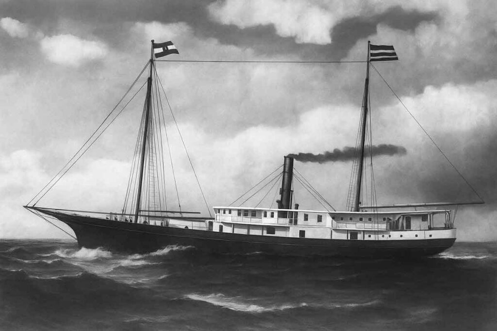 Midway Cargo Ship Iwalani brought Carrie and Dowie to Midway Island