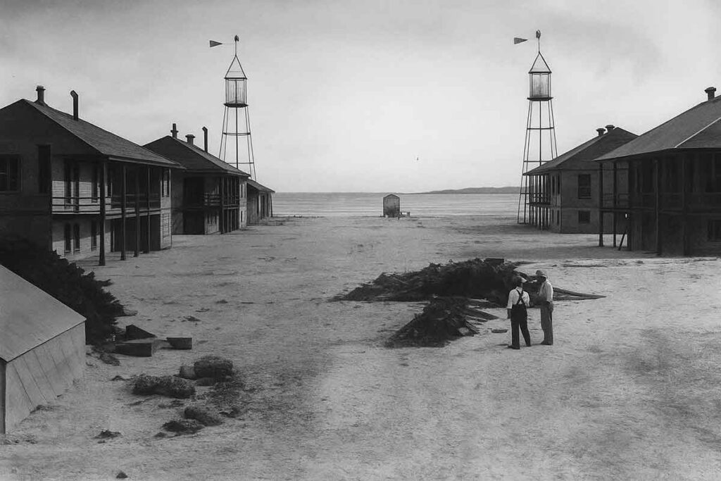 Midway Island Trans Pacific Cable Company Compound on Sand Island
