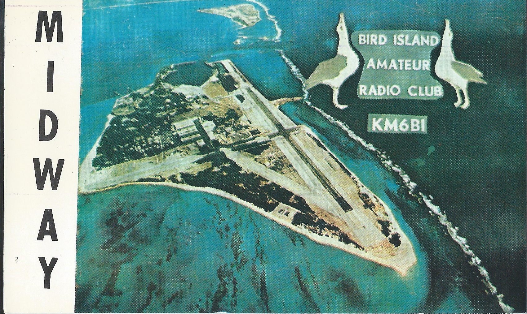 Midway Island QSL Card