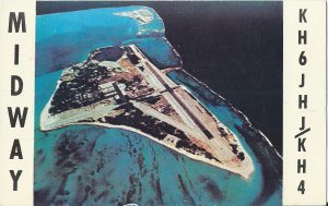 Midway Island QSL Card