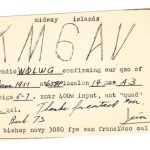 Midway Island QSL Card