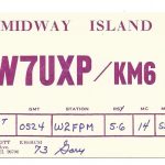 Midway Island QSL Card