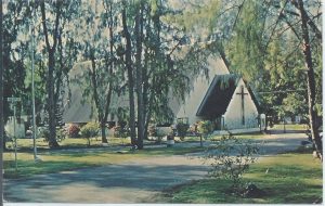 Midway Island Postcard - Midway Island Memorial Chapel